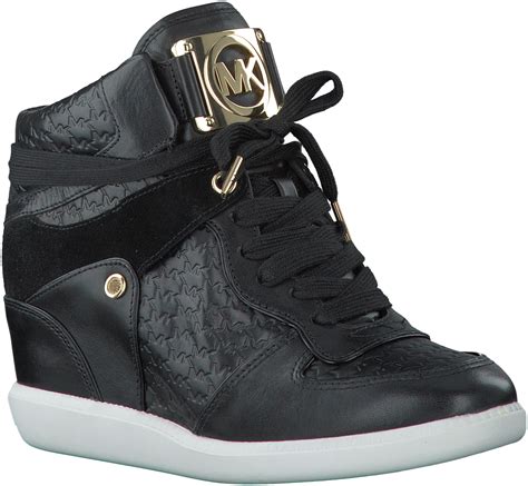 michael kors nikko sneaker high|Michael Kors black wedge sneakers.